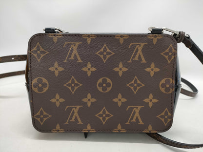 LOUIS VUITTON Vernis x Monogram Hot Springs M55769 SR0280 Black x Brown RFID Enabled Backpack