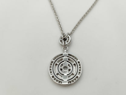 BVLGARI Astrale Cerchi Diamond Necklace in 750 White Gold, 18.6g 