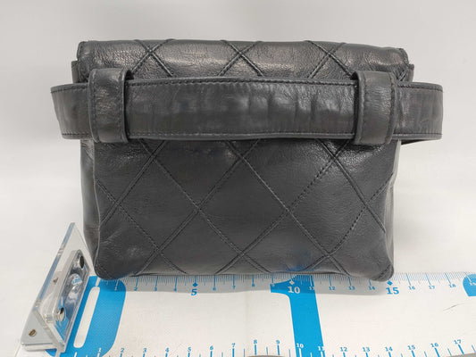 CHANEL Bicolore Lambskin Waist Bag