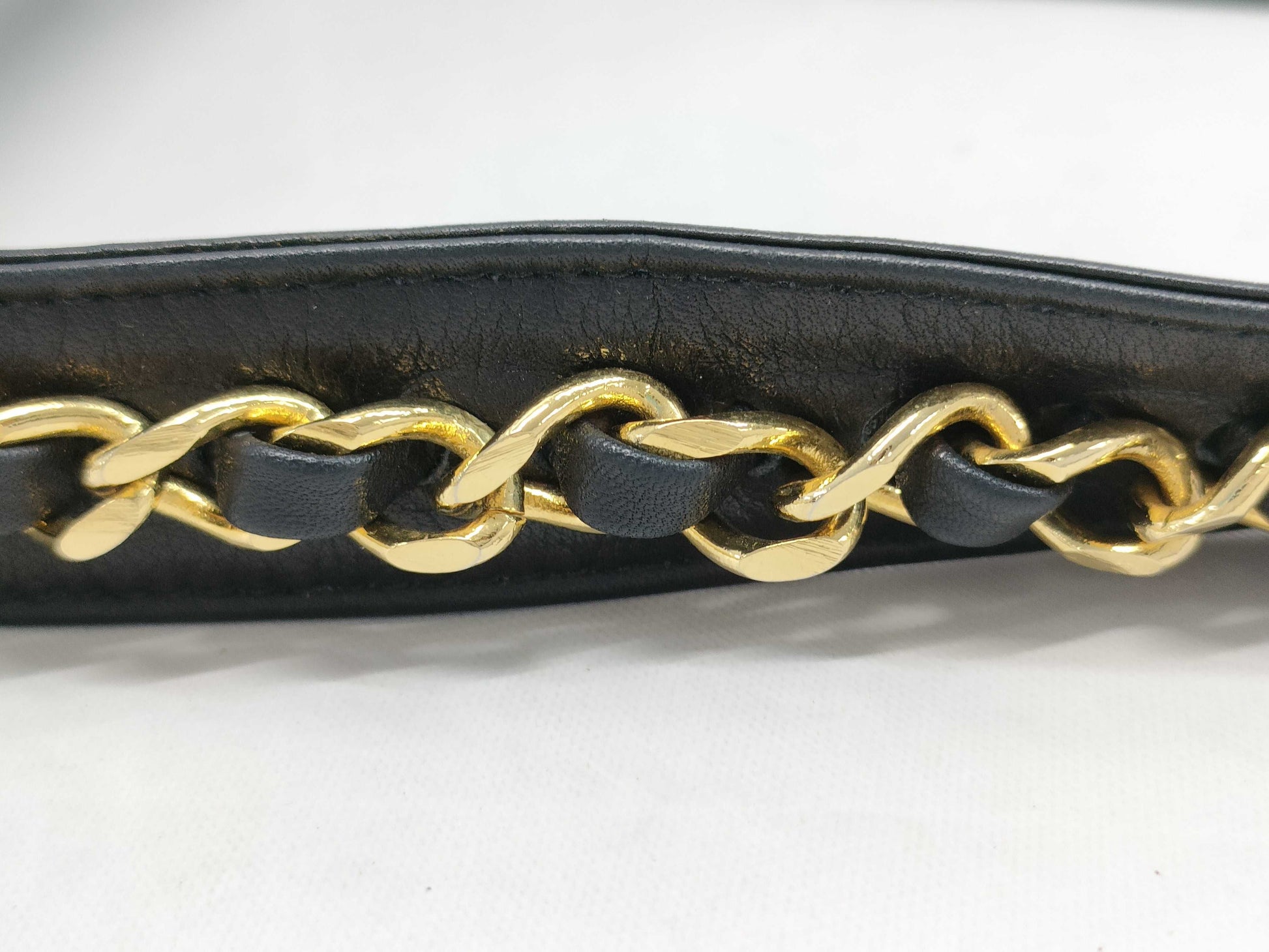 CHANEL Bicolore Lambskin Waist Bag