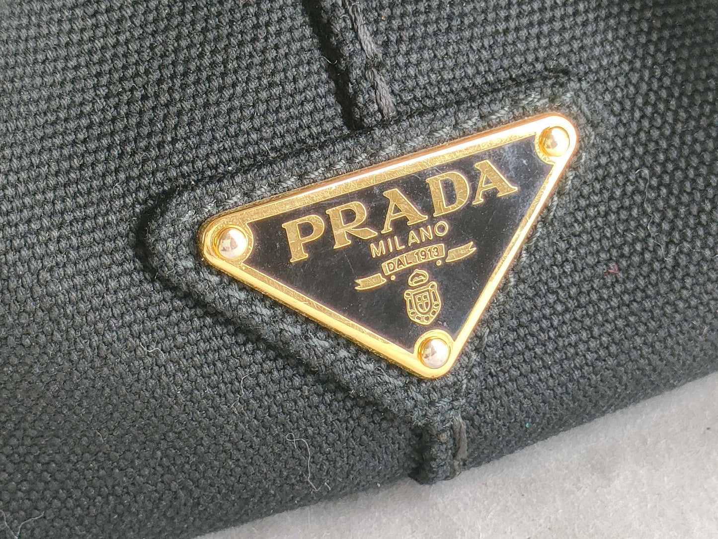 PRADA Prada Canapa 2-way handbag with shoulder strap and tote bag