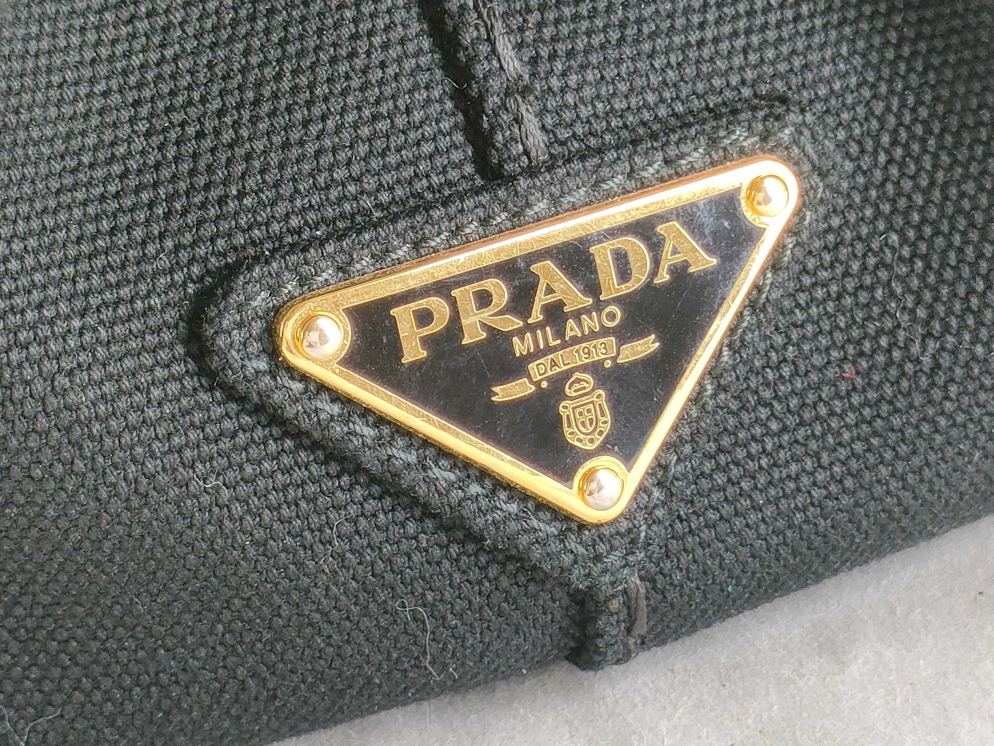 PRADA Prada Canapa 2-way handbag with shoulder strap and tote bag
