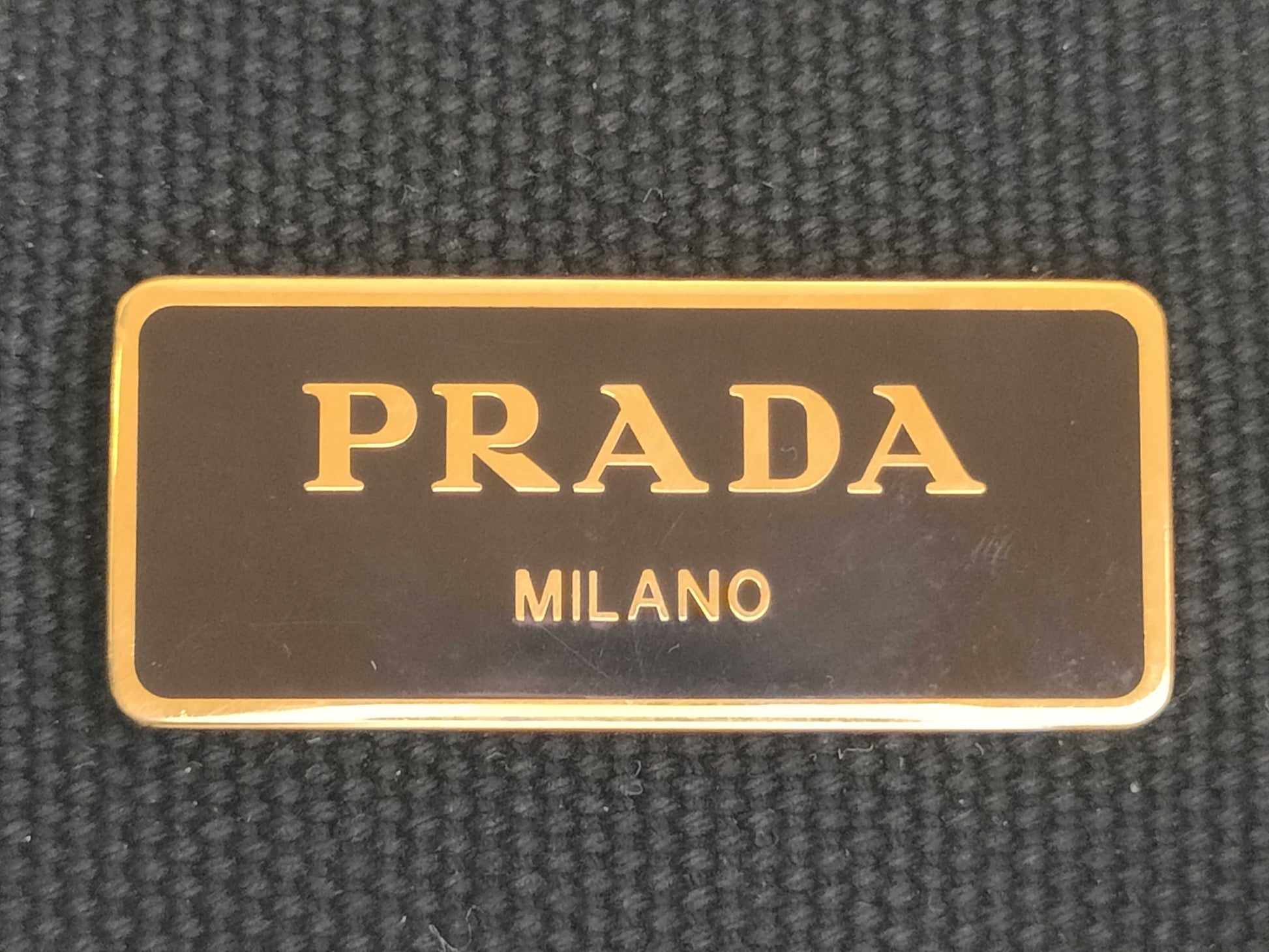 PRADA Prada Canapa 2-way handbag with shoulder strap and tote bag