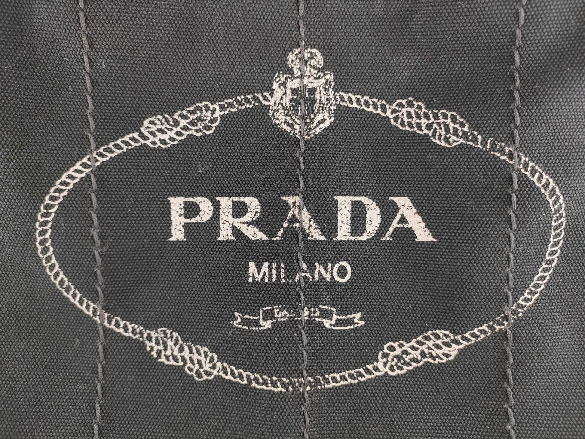 PRADA Prada Canapa 2-way handbag with shoulder strap and tote bag