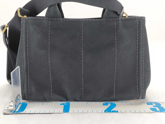 PRADA Prada Canapa 2-way handbag with shoulder strap and tote bag