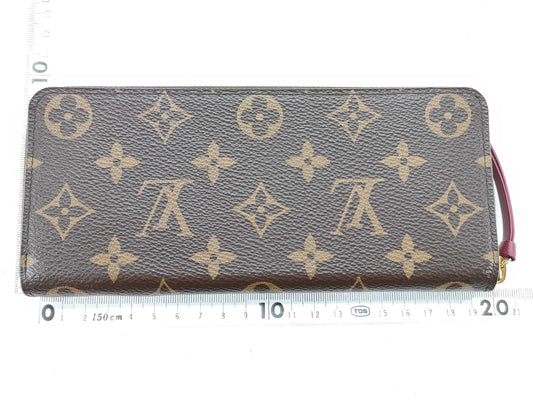 LOUIS VUITTON RFID Unverified CA4129 Monogram Louis Vuitton Monogram Portefeuille Clemence M60742 CA4129 Accessories: Box Wallet