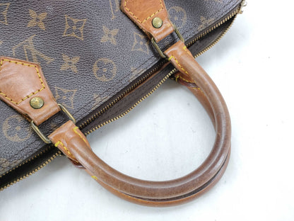 LOUIS VUITTON RFID verification failed. VI0961 Monogram Louis Vuitton Speedy 30 M41526. Accessories: Padlock Boston bag.
