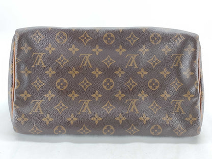 LOUIS VUITTON RFID verification failed. VI0961 Monogram Louis Vuitton Speedy 30 M41526. Accessories: Padlock Boston bag.