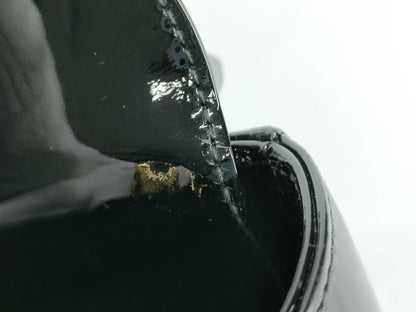 Dior Lady Dior Patent Leather Mini Cannage 2-Way Handbag in Black. Accessories: Box, Dust Bag, Shoulder Strap.
