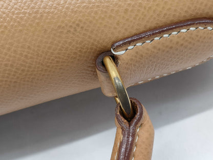HERMES Kelly 32 Couchvel Natural Y〇 Stamp Accessories: Shoulder strap, padlock, clochette, dust bag Handbag