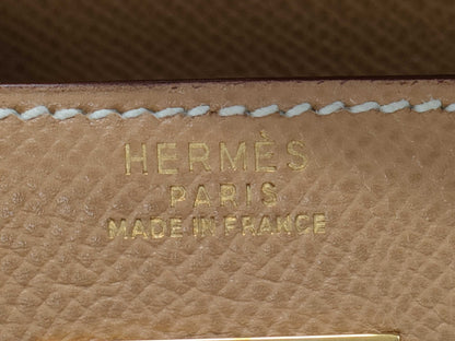 HERMES Kelly 32 Couchvel Natural Y〇 Stamp Accessories: Shoulder strap, padlock, clochette, dust bag Handbag