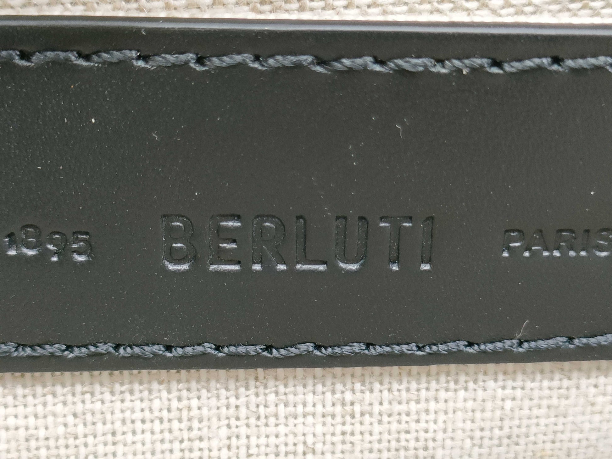 Berluti Calligraphy Toujours 2-Way Handbag Accessories: Dust bag, Shoulder strap Handbag