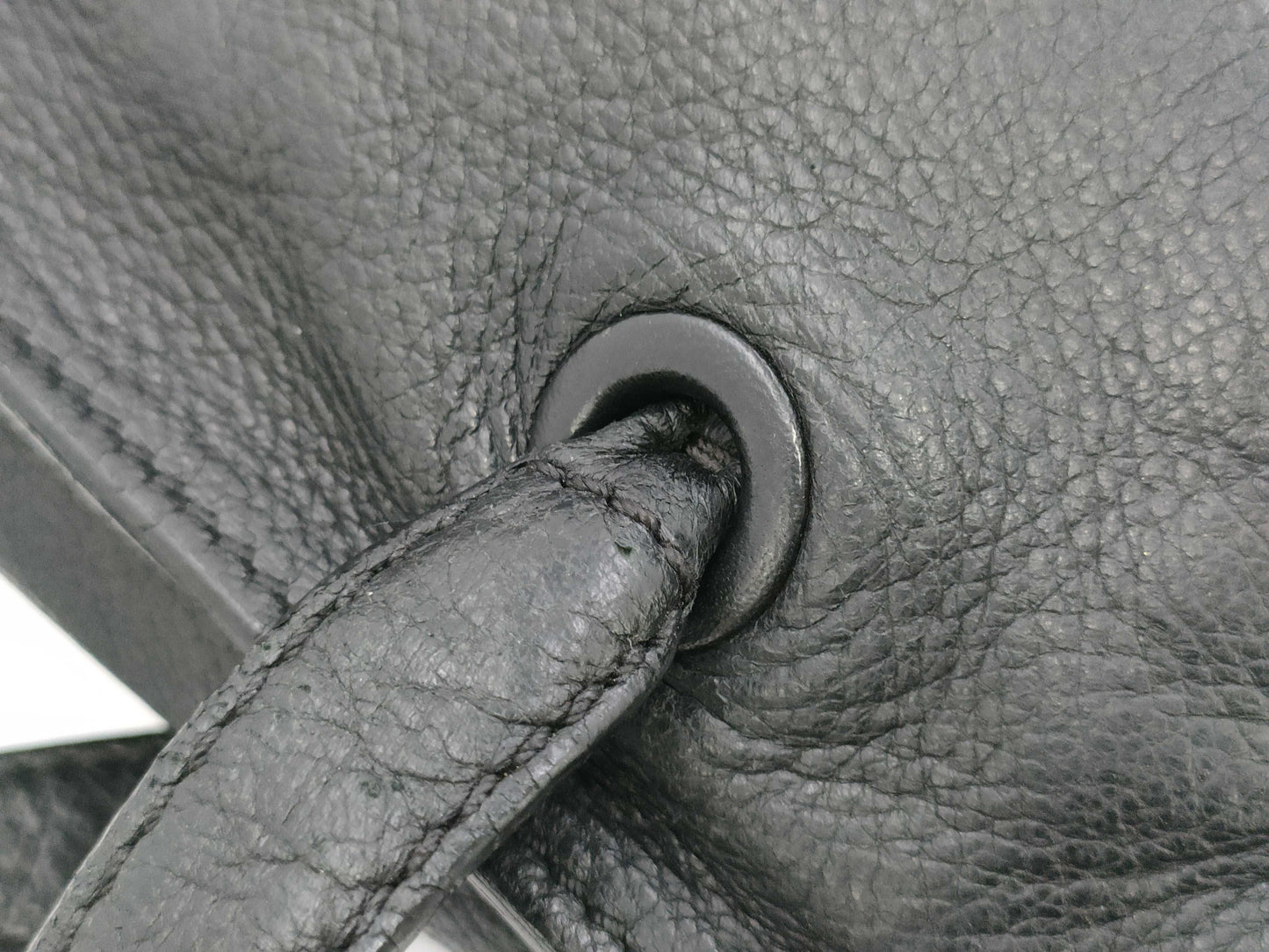 CHANEL Leather Coco Mark Shoulder Bag Handbag