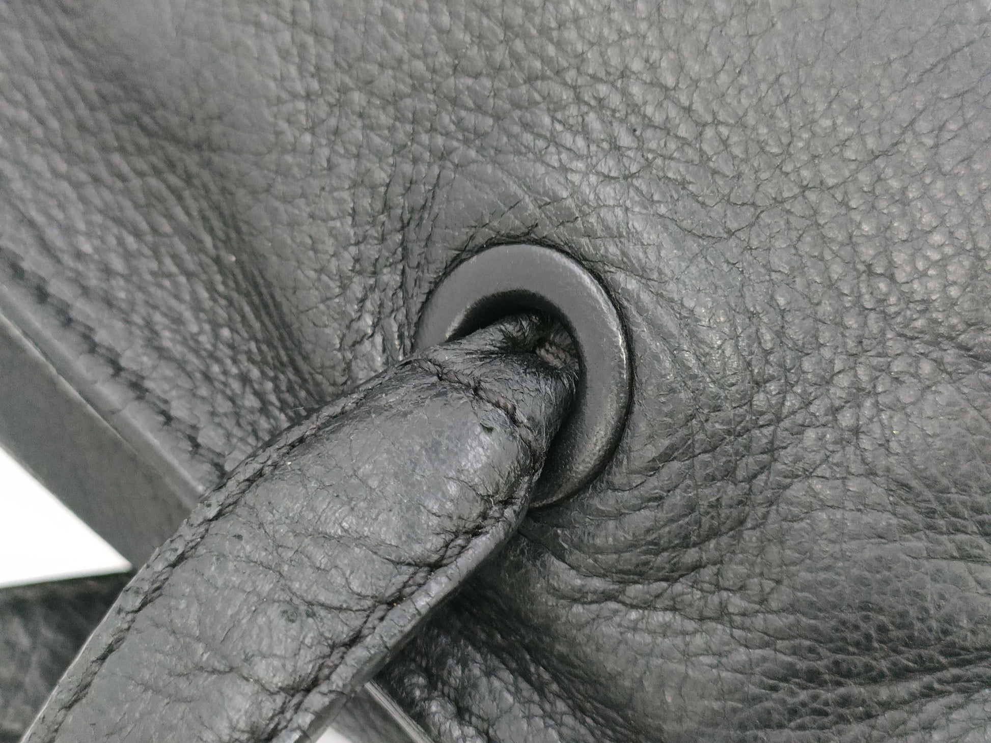 CHANEL Leather Coco Mark Shoulder Bag Handbag