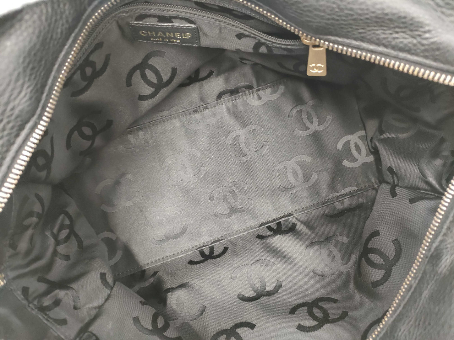 CHANEL Leather Coco Mark Shoulder Bag Handbag