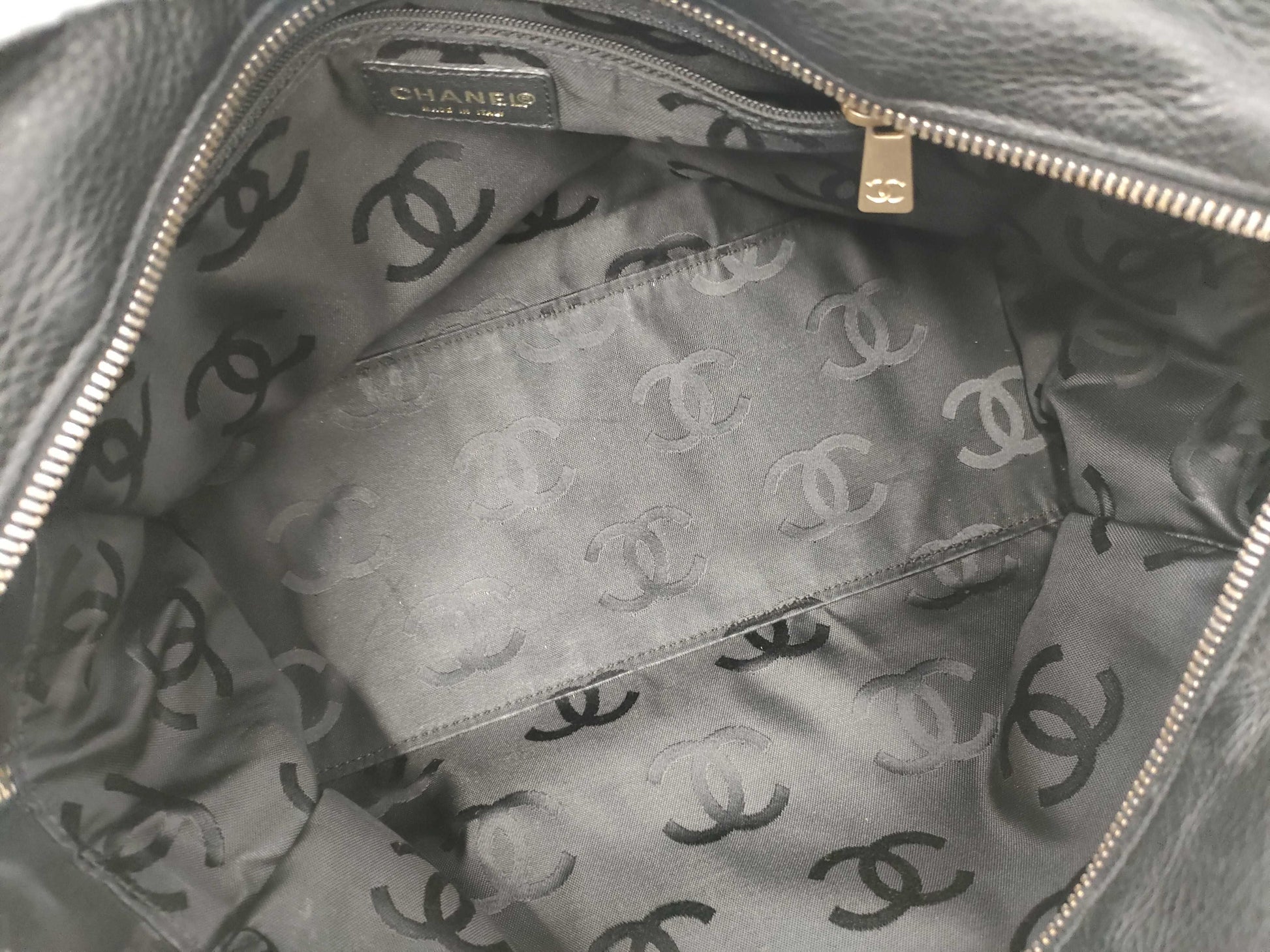 CHANEL Leather Coco Mark Shoulder Bag Handbag