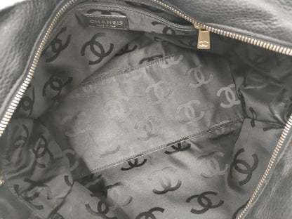 CHANEL Leather Coco Mark Shoulder Bag Handbag