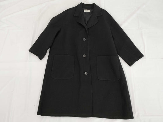 ISSEY MIYAKE Wool Oversized Chesterfield Coat, Size M