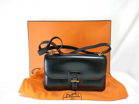 HERMES Dolly Box Calf Shoulder Bag