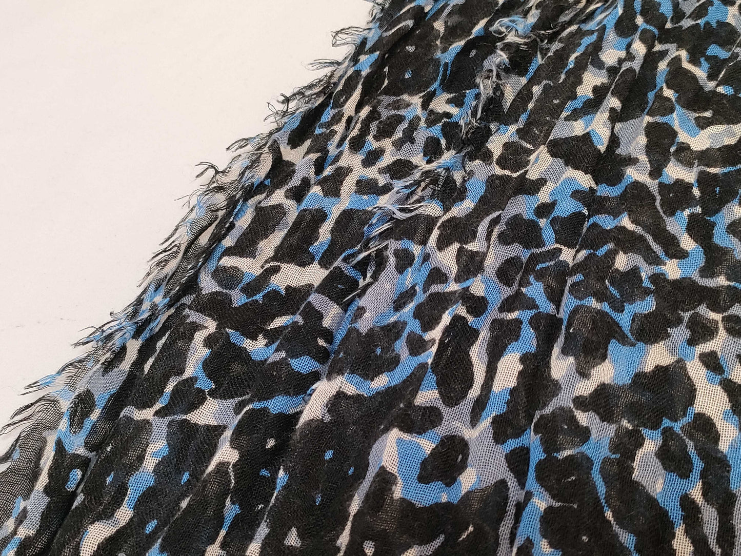 LOUIS VUITTON Etoile Leopard Print Cashmere and Silk Large Stole Other Apparel