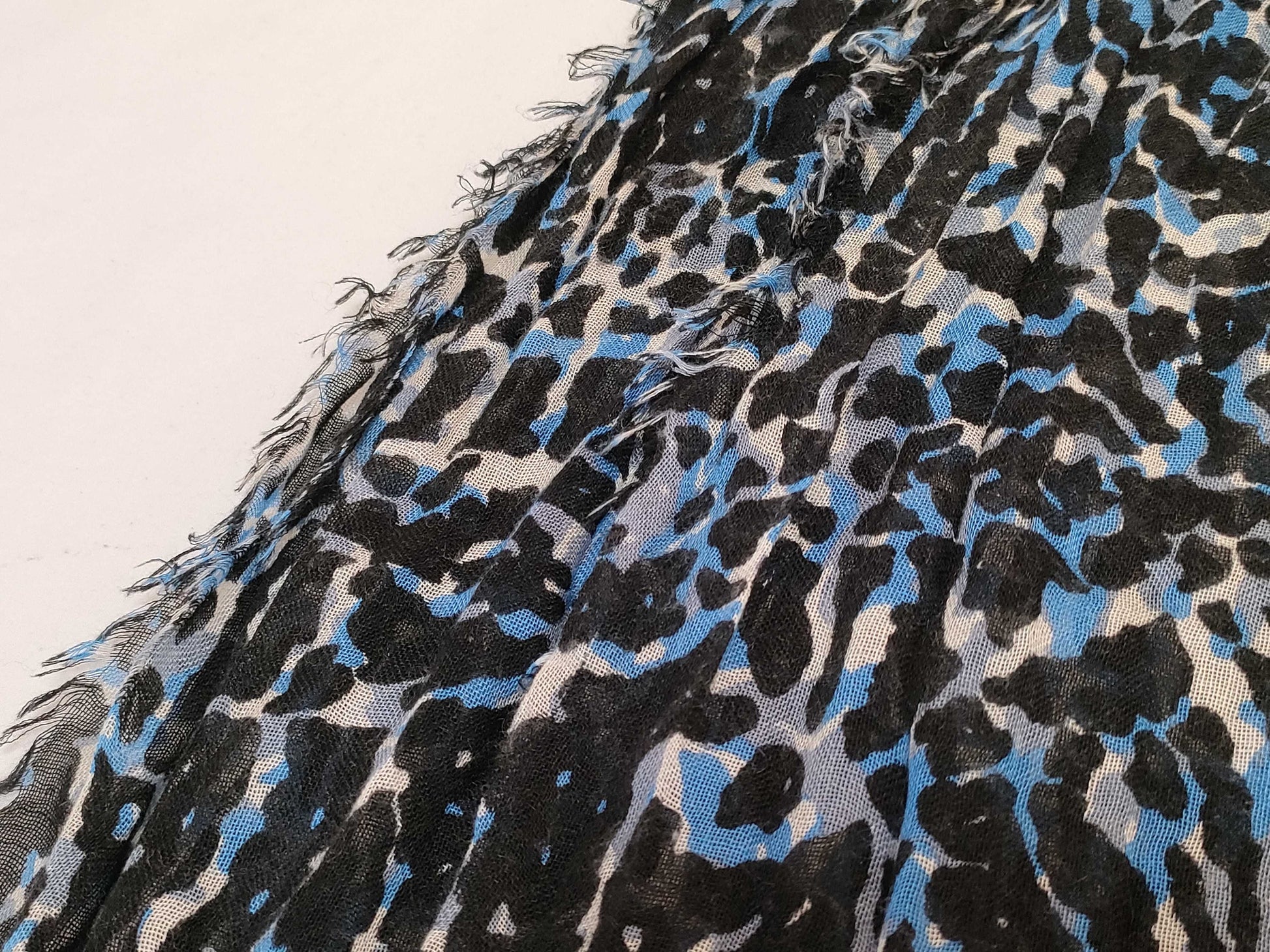 LOUIS VUITTON Etoile Leopard Print Cashmere and Silk Large Stole Other Apparel