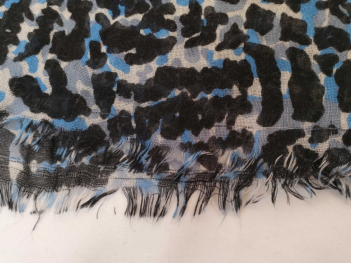 LOUIS VUITTON Etoile Leopard Print Cashmere and Silk Large Stole Other Apparel