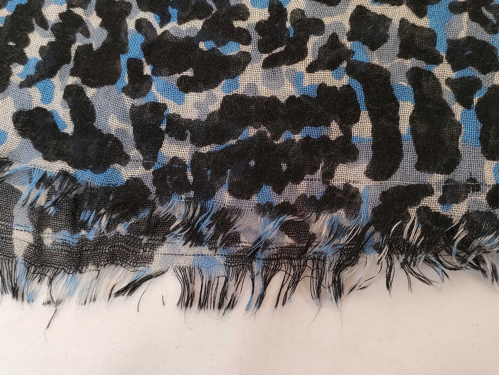 LOUIS VUITTON Etoile Leopard Print Cashmere and Silk Large Stole Other Apparel