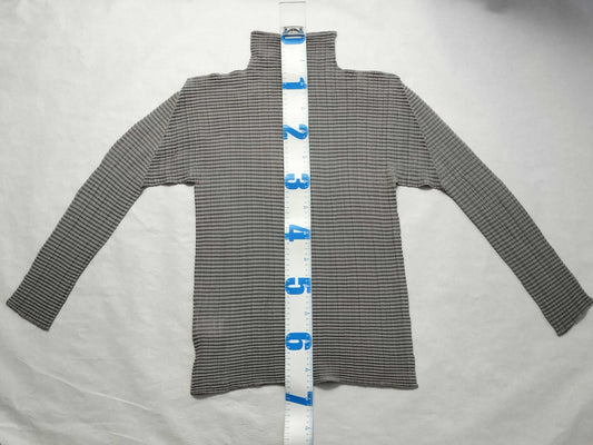 ISSEY MIYAKE Pleated Cut and Sew IM53-FJ920 M Tops