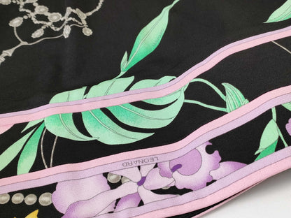 LEONARD Leonard Cancan Floral Print Skirt