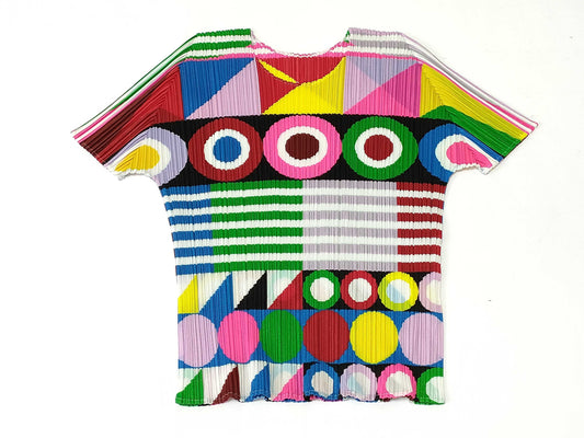 ISSEY MIYAKE Pleats Please Cut and Sew Top