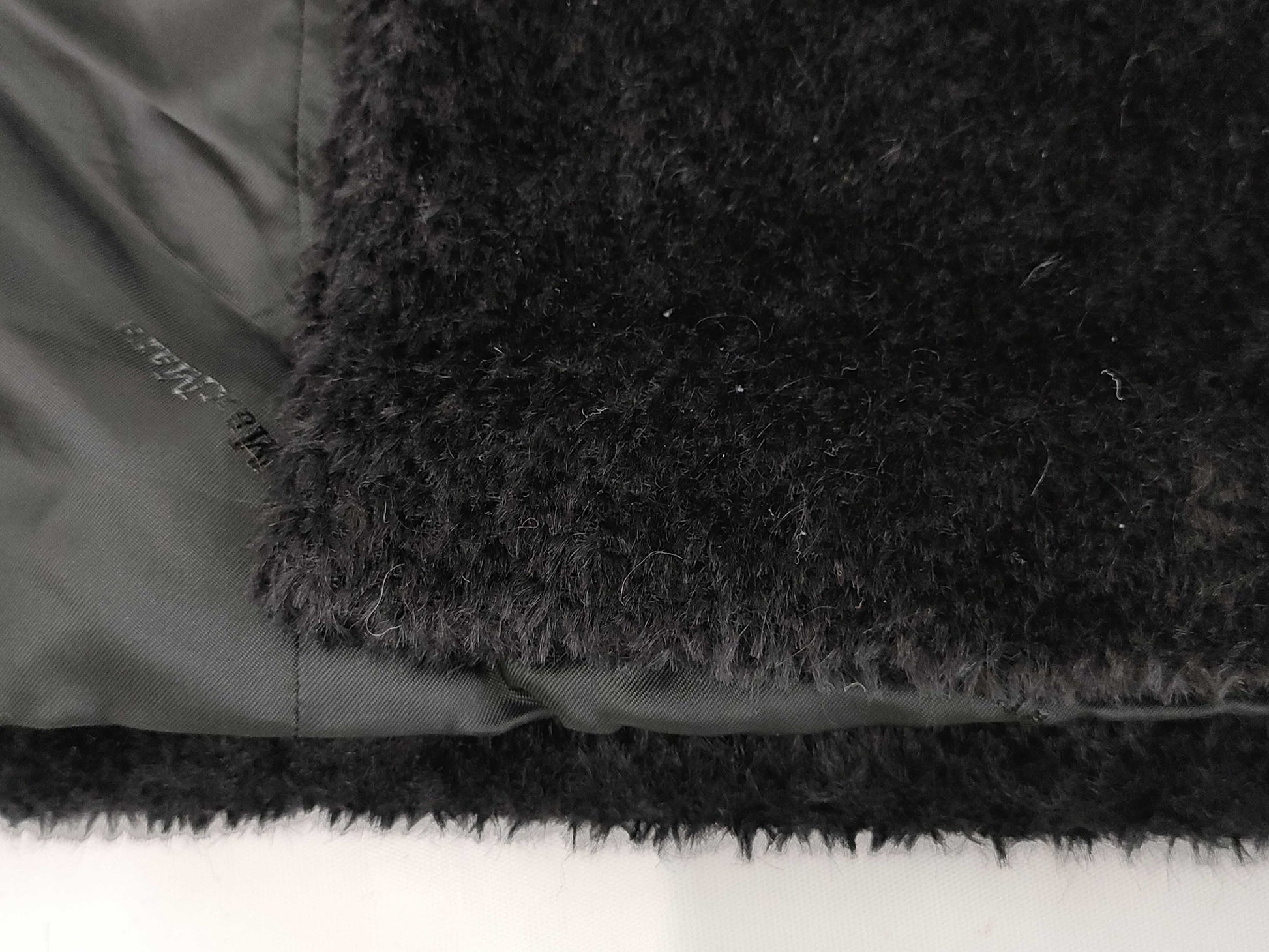 MaxMara OTS Alpaca Virgin Wool Teddy Coat, Size 40