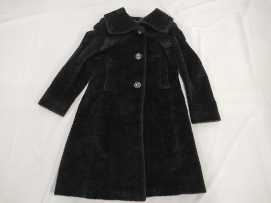MaxMara OTS Alpaca Virgin Wool Teddy Coat, Size 40