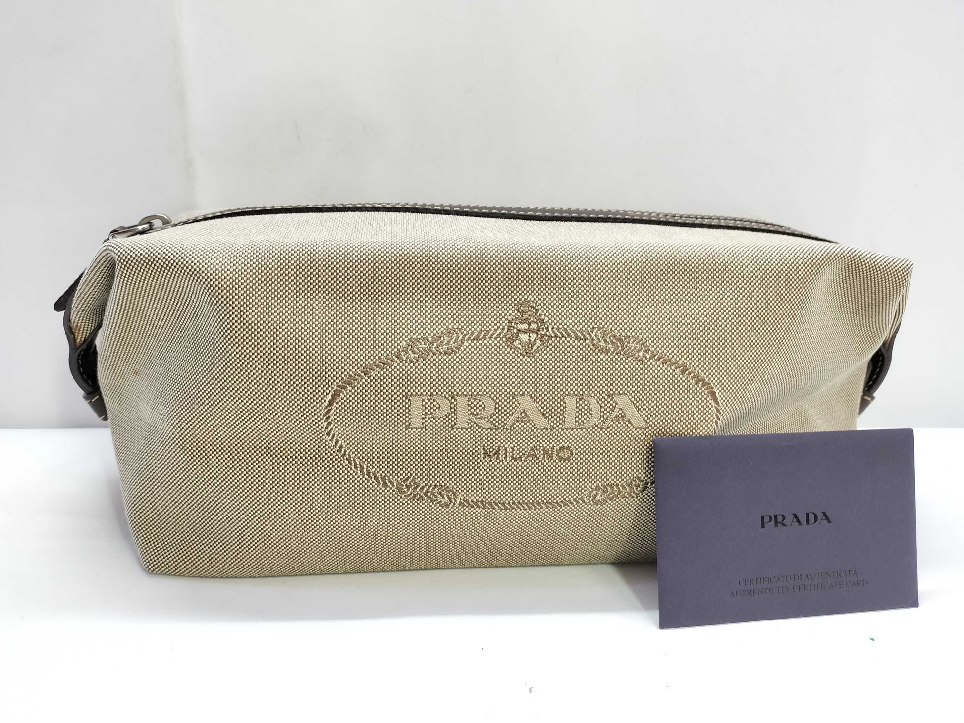 PRADA PRADA Jacquard Pouch Pouch