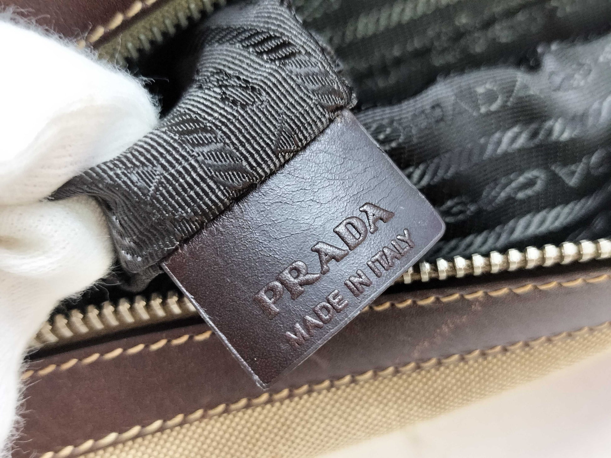 PRADA PRADA Jacquard Pouch Pouch