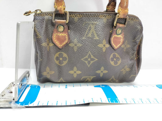 LOUIS VUITTON Monogram Louis Vuitton Monogram Mini Speedy Handbag