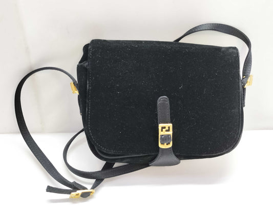 FENDI FENDI suede shoulder bag shoulder bag