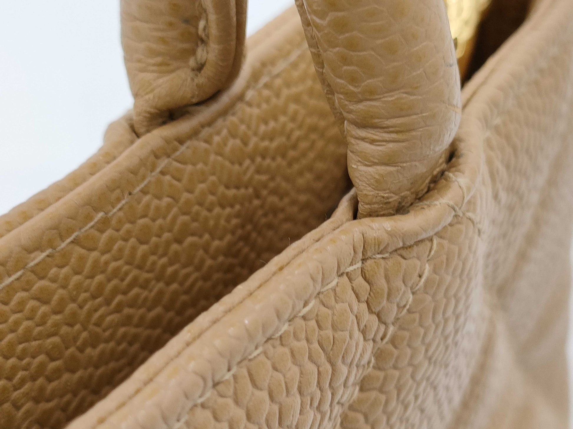 CHANEL Caviar Skin Reproduction Tote Bag