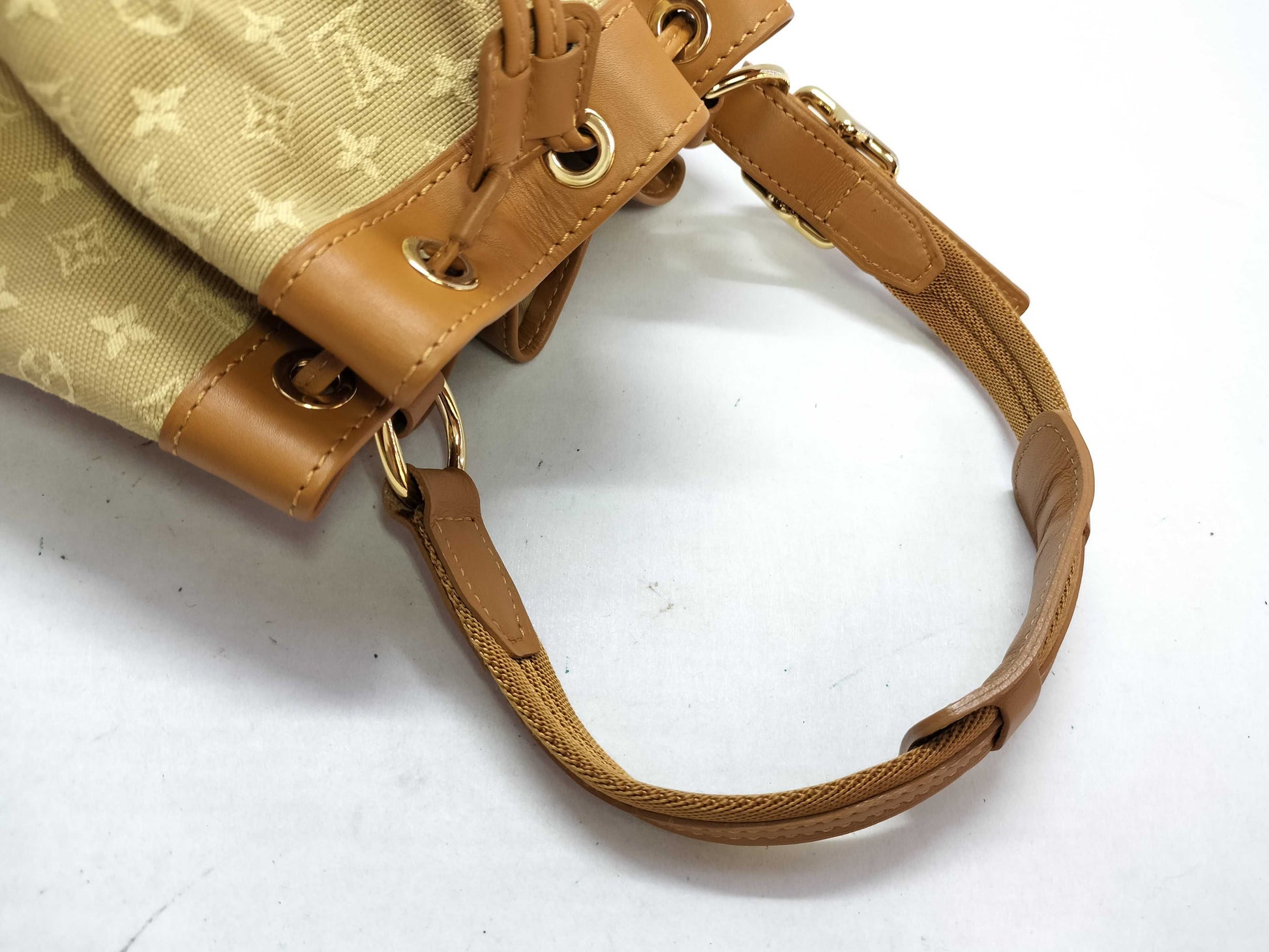 LOUIS VUITTON Monogram Mini-Lan Louis Vuitton Mini-Lan Noelie Shoulder Bag