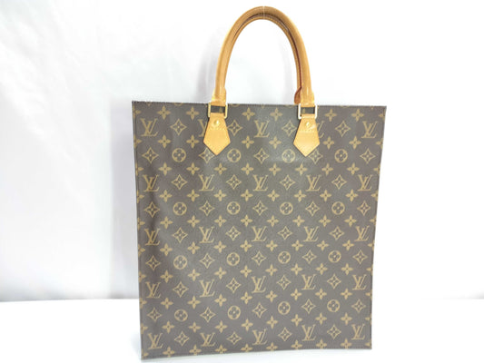 LOUIS VUITTON Monogram Louis Vuitton Monogram Sac Plat Tote Bag