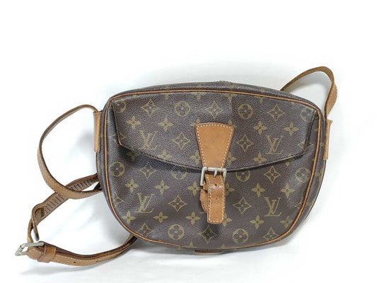 LOUIS VUITTON RFID verification impossible. Serial number verification impossible. Louis Vuitton Monogram Jeune Fille Shoulder Bag.