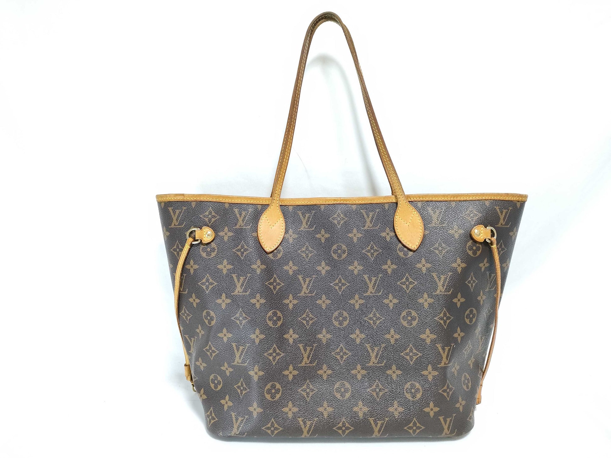 LOUIS VUITTON RFID Unverifiable VI4087 Monogram Louis Vuitton Monogram Neverfull MM Tote Bag