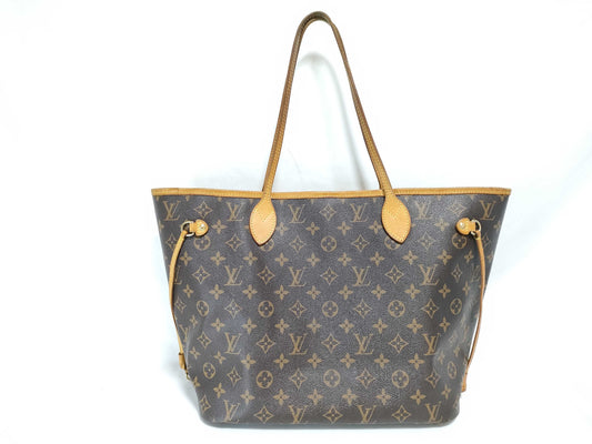 LOUIS VUITTON RFID Unverifiable VI4087 Monogram Louis Vuitton Monogram Neverfull MM Tote Bag