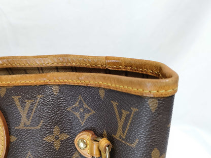 LOUIS VUITTON RFID Unverifiable VI4087 Monogram Louis Vuitton Monogram Neverfull MM Tote Bag