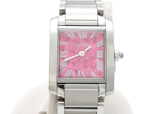 Cartier Tank Française SM 2384 Christmas Limited Edition 569433LX Quartz Women's Watch