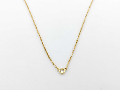 Tiffany & Co. By the Yard 1PD 18K 1.8g Necklace 