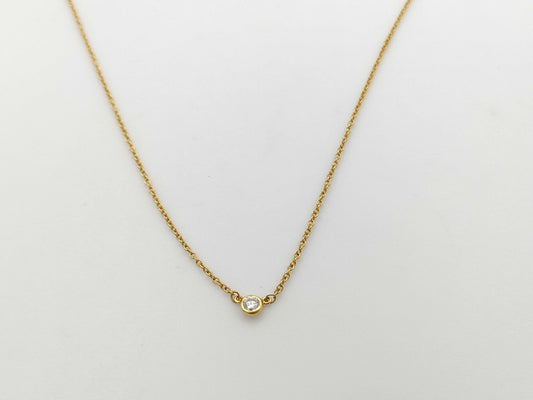 Tiffany & Co. By the Yard 1PD 18K 1.8g Necklace 