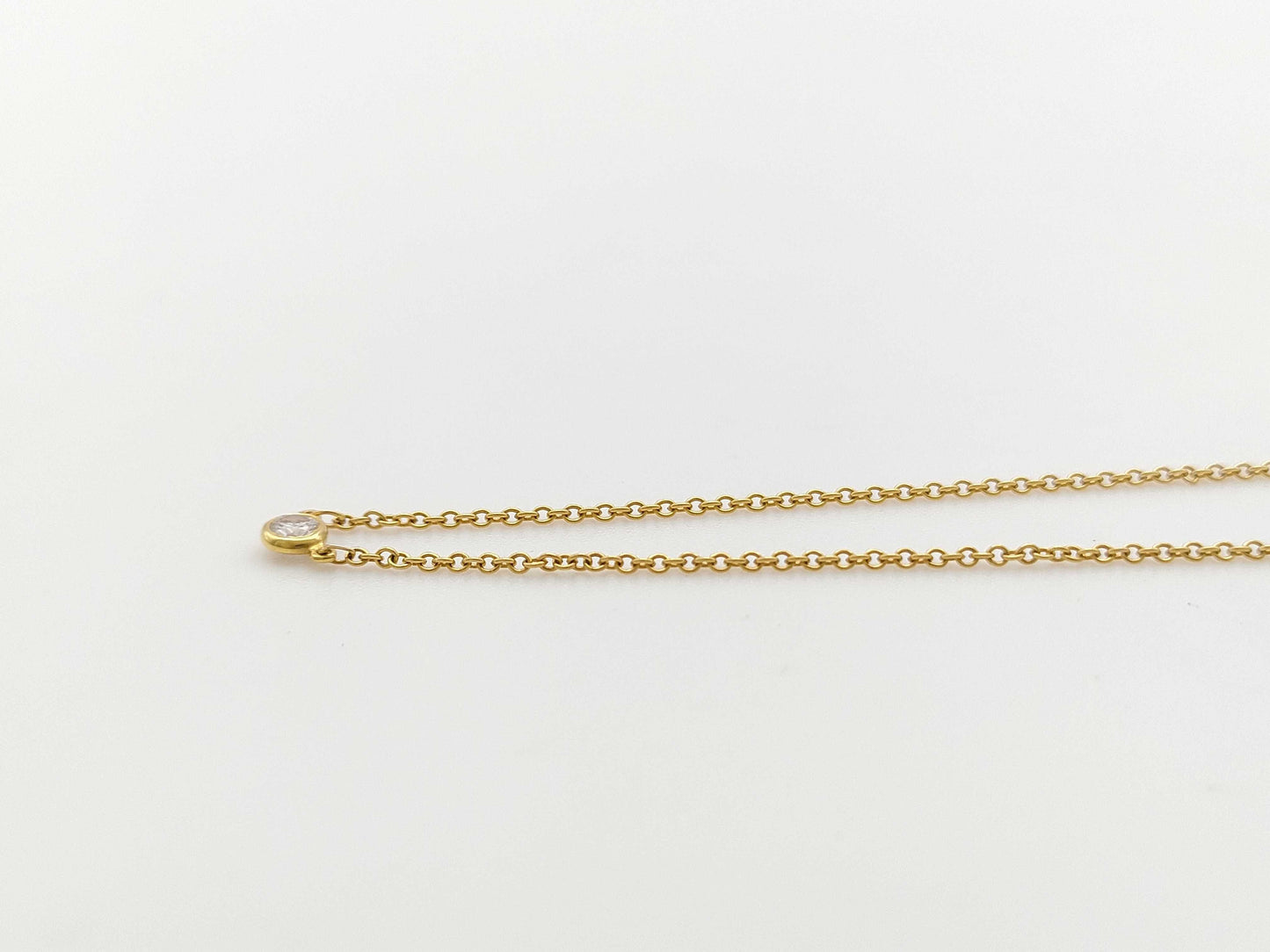 Tiffany & Co. By the Yard 1PD 18K 1.8g Necklace 