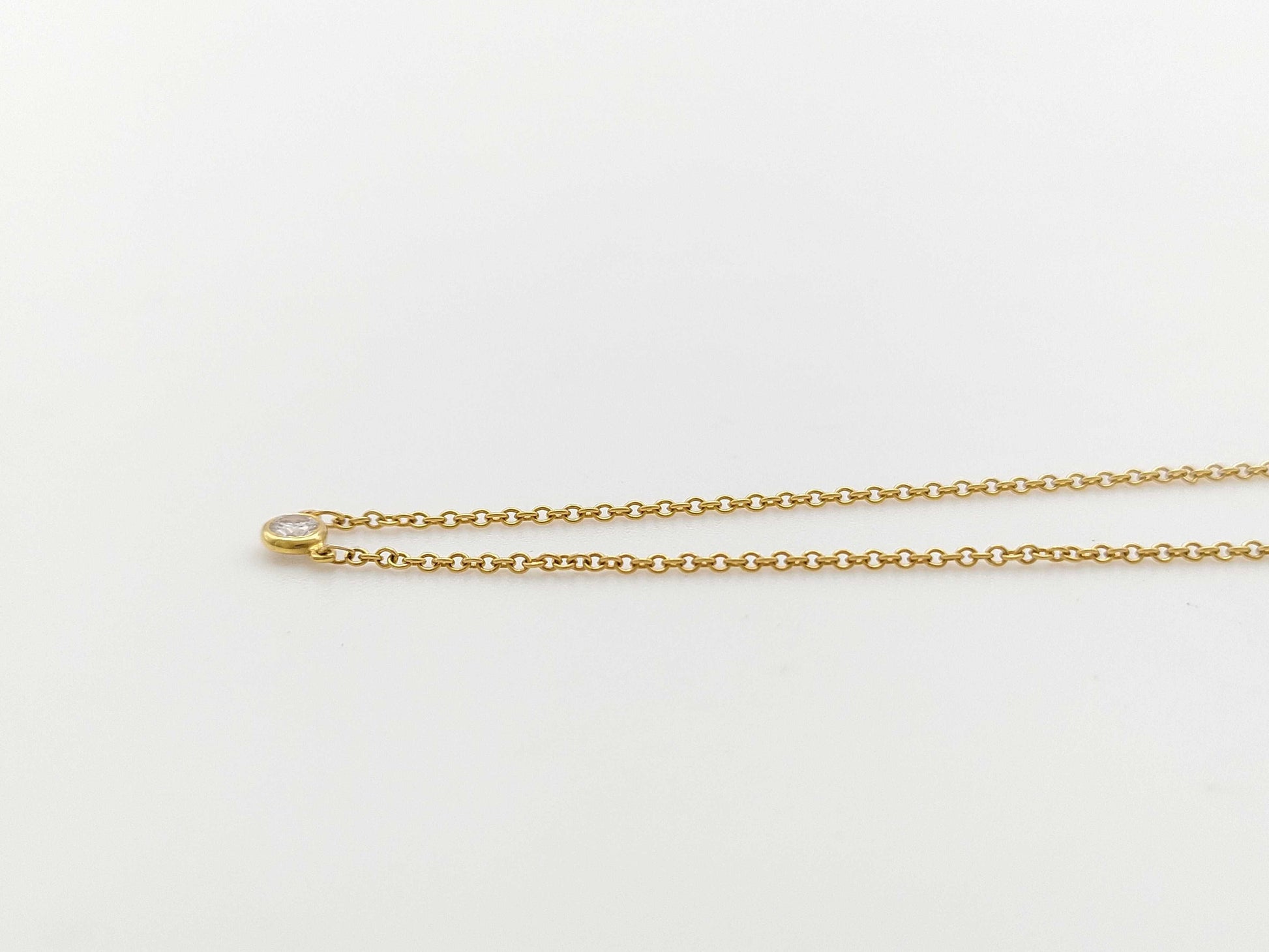 Tiffany & Co. By the Yard 1PD 18K 1.8g Necklace 