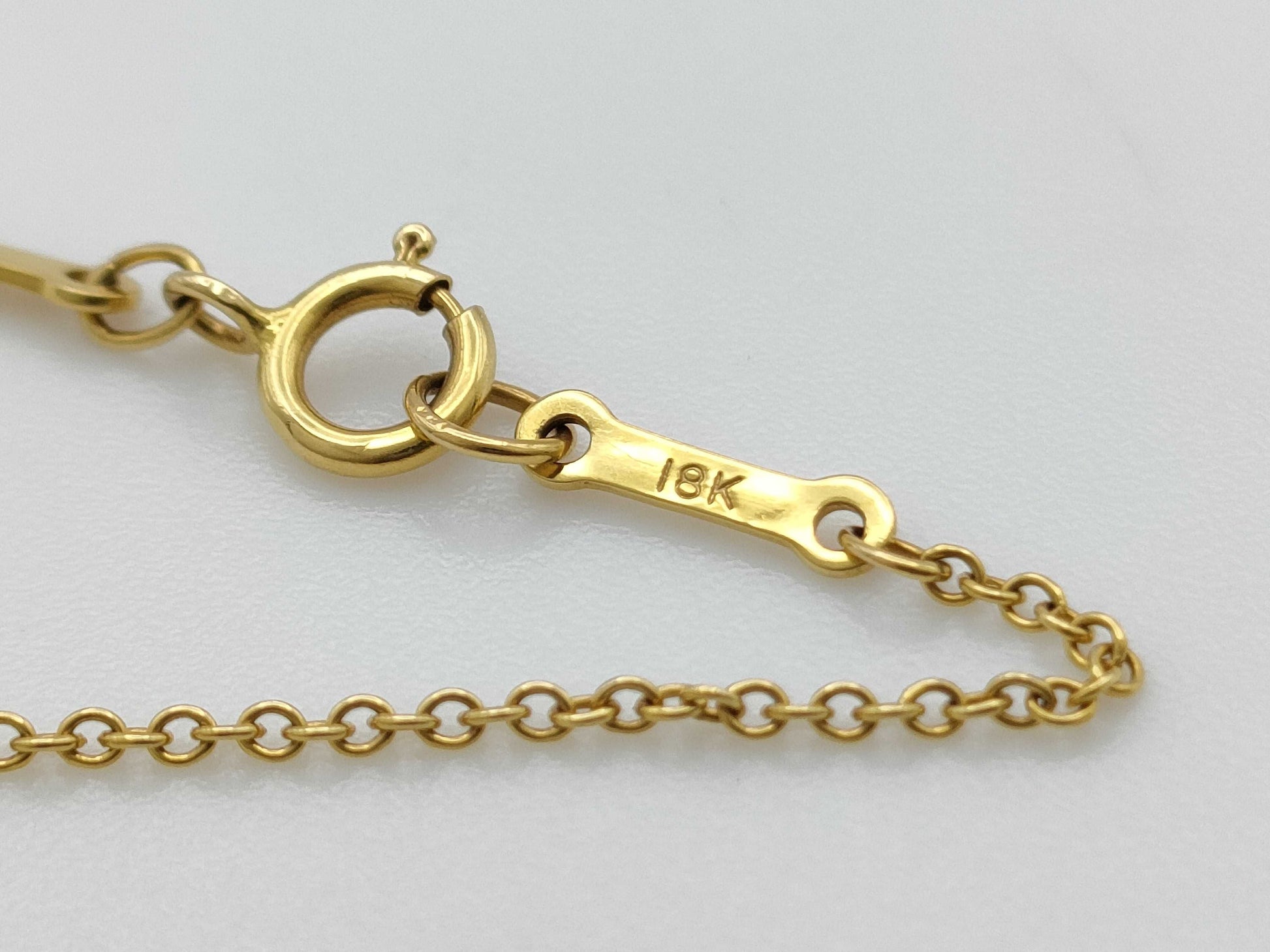 Tiffany & Co. By the Yard 1PD 18K 1.8g Necklace 
