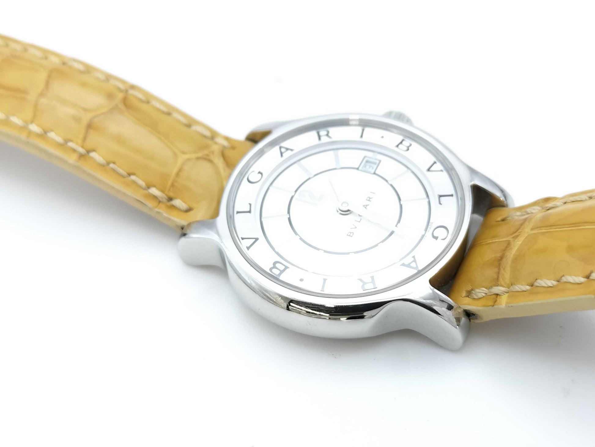 BVLGARI ST29S D84513 White Dial Quartz Women's Watch